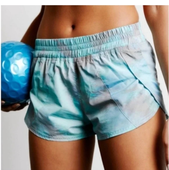 FP MOVEMENT by FREE PEOPLE Tie Dye Athletic Shorts - Picture 1 of 6